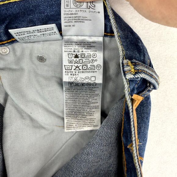 Levi Strauss & Co. 505 Denim‎ Blue Jeans Mens Size 38 x 30 - Picture 10 of 13